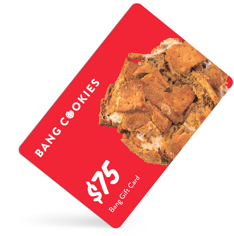 $75 Bang Cookies Gift Card